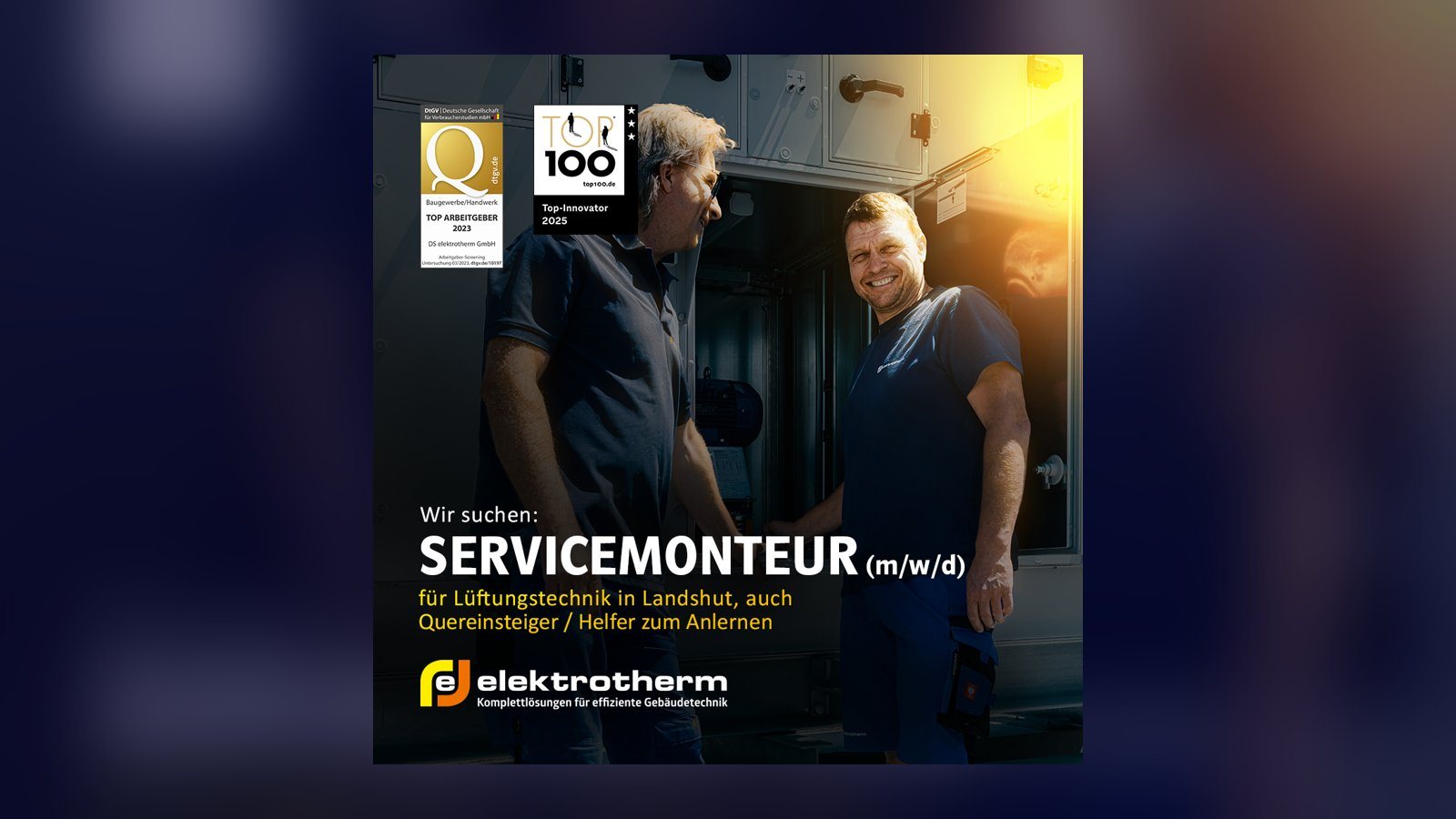 Servicemonteure im Umkreis: Gebäudetechnik, Recruiting-Kampagne