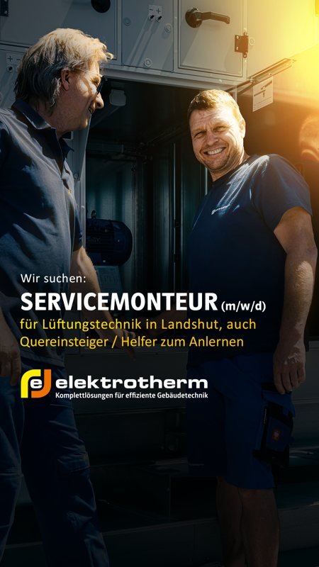 Recruiting-Motiv Gebäudetechnik