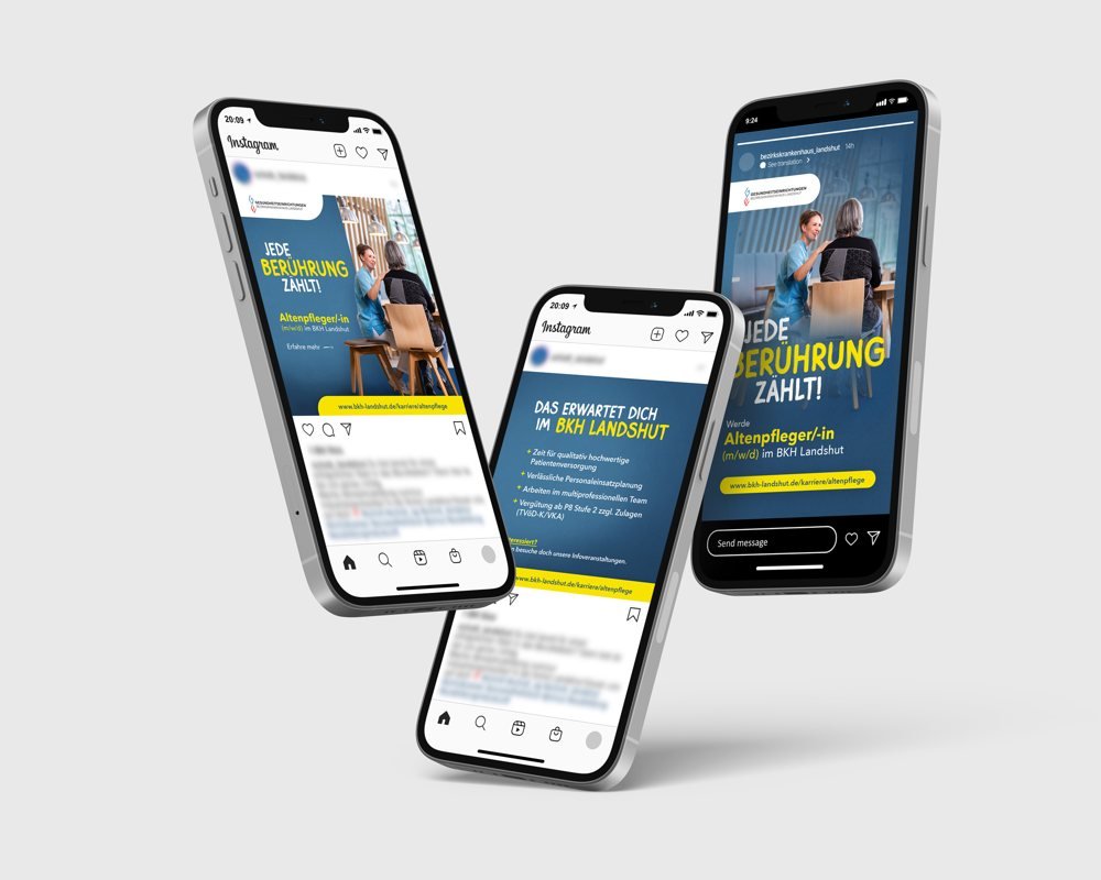 Recruiting-Motiv Pflege